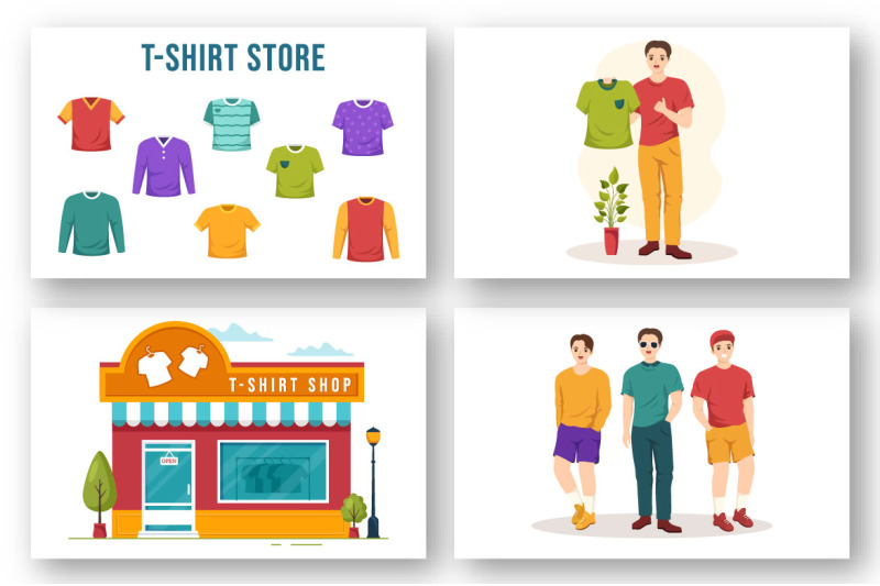 13-t-shirt-store-illustration