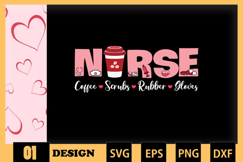 coffee-scrubs-rubber-gloves-nurse