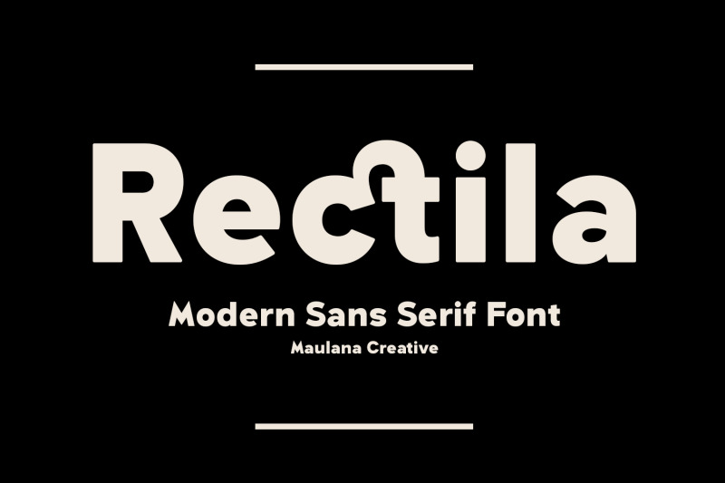 rectila-modern-sans-serif-font