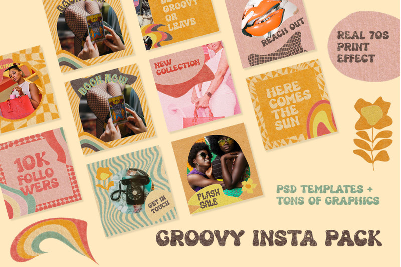 groovy-textured-instagram-pack