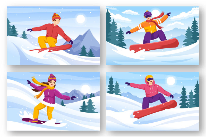 14-snowboarding-illustration