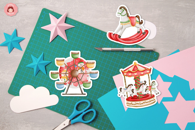 christmas-wonderland-sticker-sheet-christmas-ornament-sticker