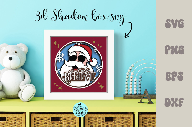 believe-shadow-box-svg-christmas-scene-shadow-box-svg