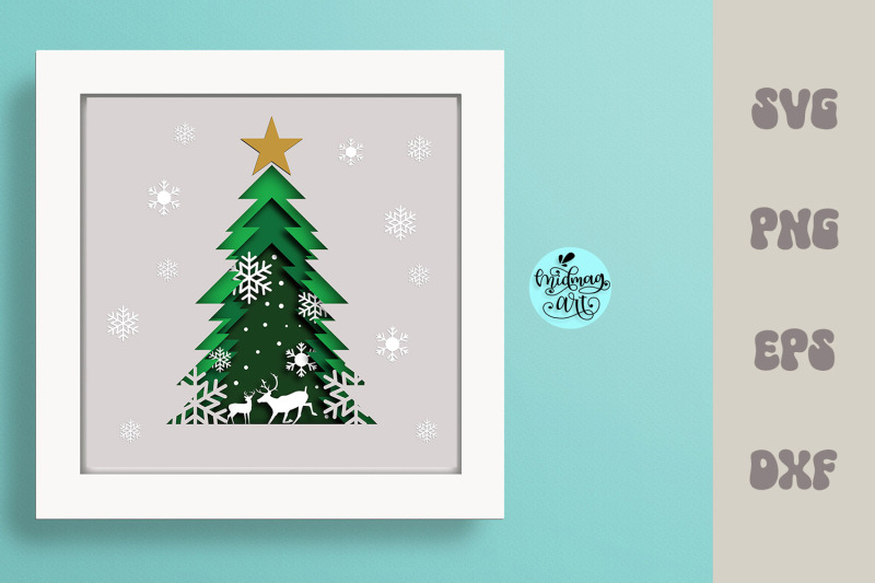 christmas-tree-shadow-box-svg