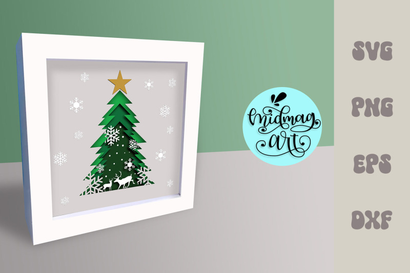 christmas-tree-shadow-box-svg