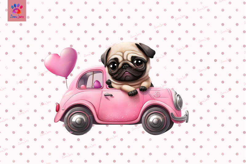 pug-puppy-in-pink-car-valentine