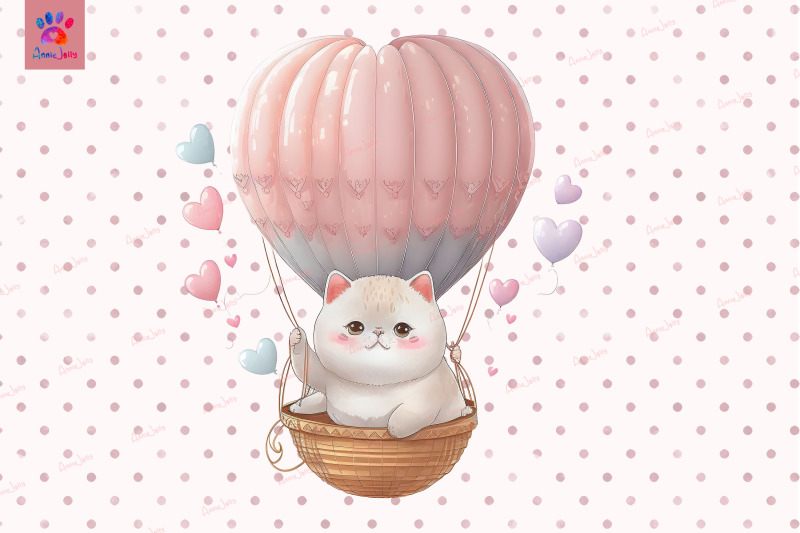 cute-cat-on-hot-air-balloon-valentine