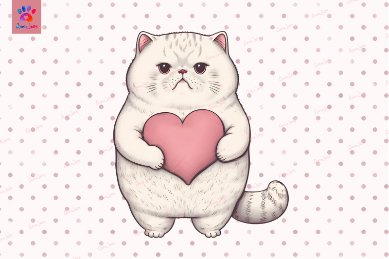 cute-cat-holding-pink-heart-valentine