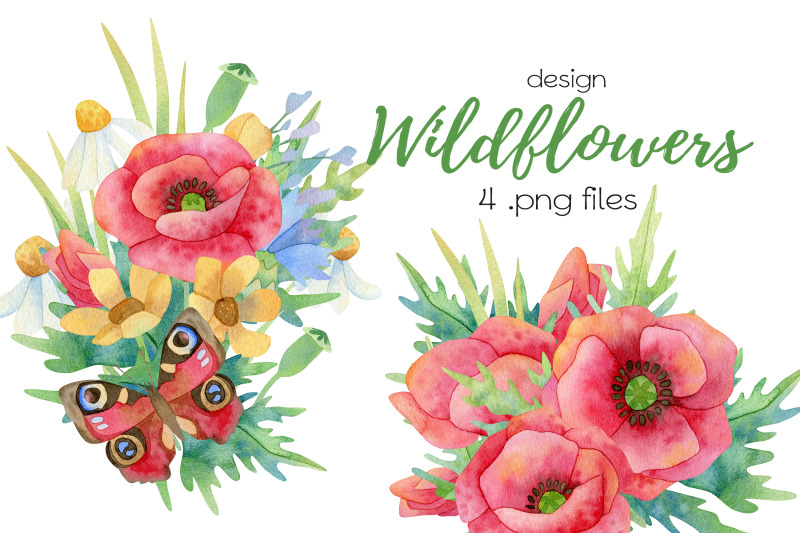 watercolor-wildflowers-design