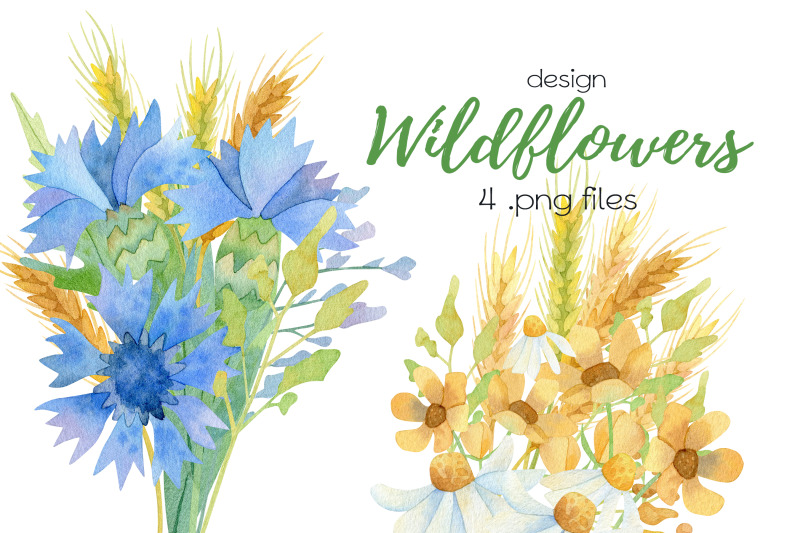 watercolor-wildflowers-design