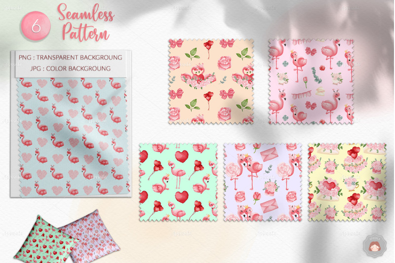 flamingo-valentine-seamless-pattern