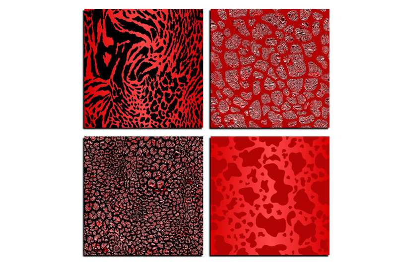 red-safari-animal-print-seamless-digital-paper