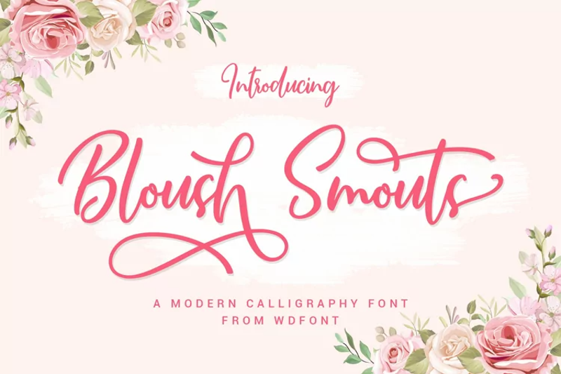 bloush-smots-script-modern-calligraphy