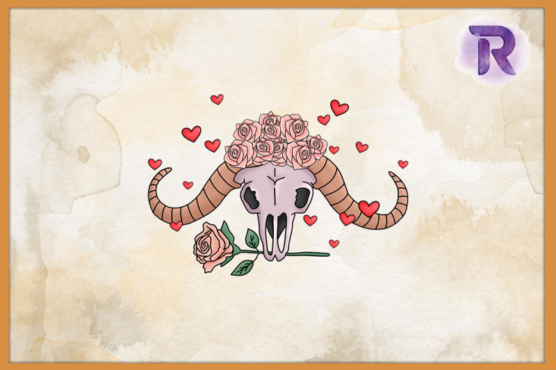 valentine-039-s-bull-skull-sublimation