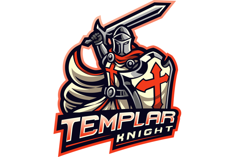 knights-templar-esport-mascot-logo-design