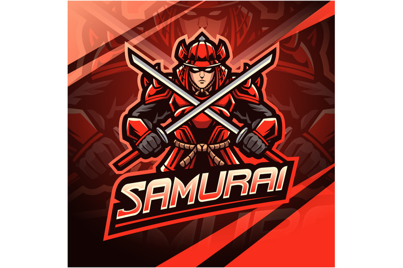 samurai-warrior-esport-mascot-logo-design