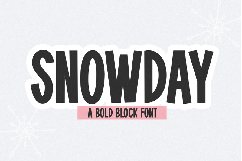 snowday-fun-block-font