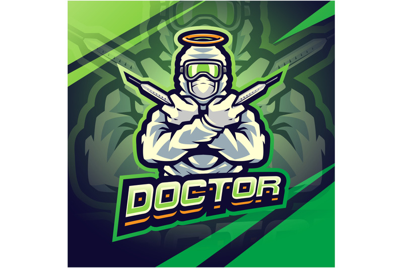 the-doctor-esport-mascot-logo