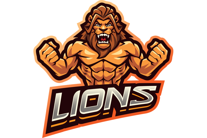 lion-esport-mascot-logo-design