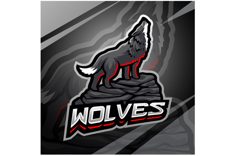 wolves-esport-mascot-logo-design