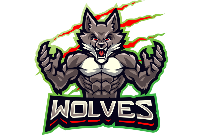 wolves-esport-mascot-logo-design