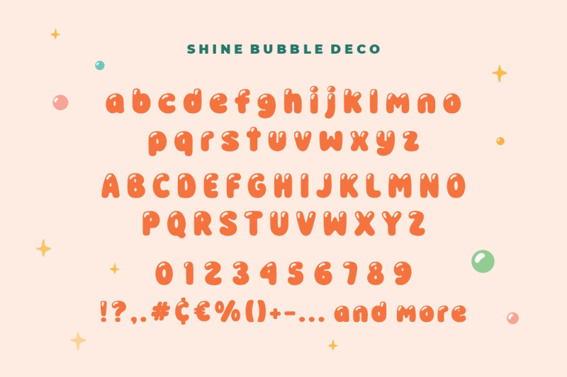 shine-bubble-font