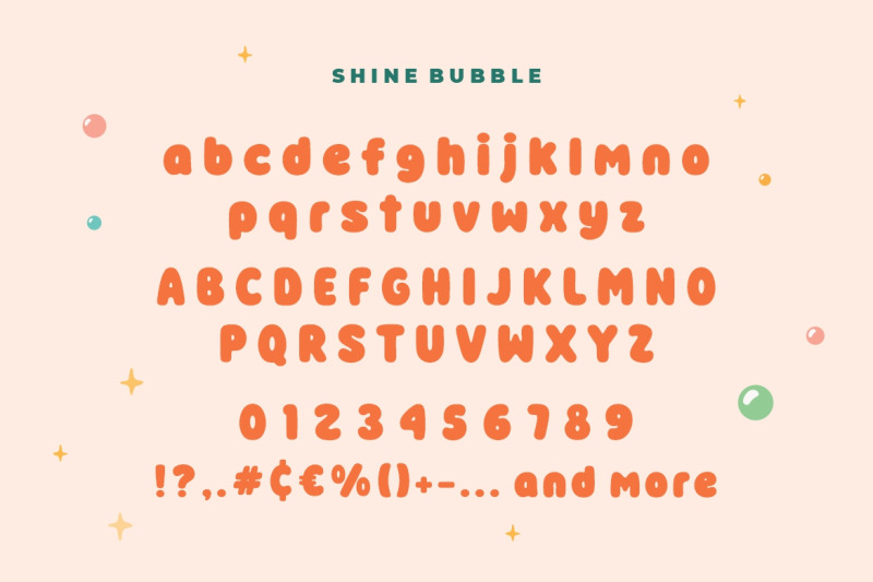 shine-bubble-font