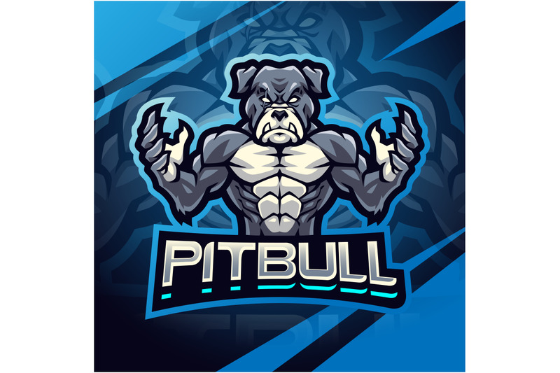 pitbull-fighter-mascot-logo-design