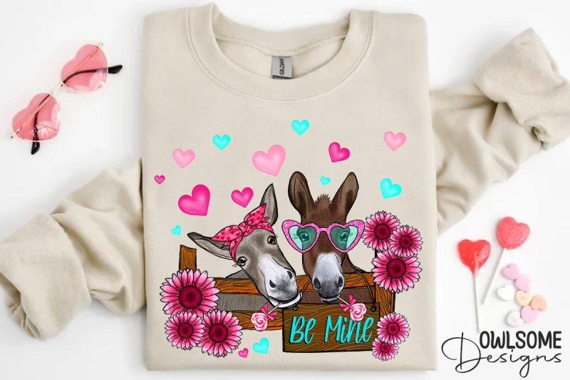 donkey-valentine-png-sublimation-design