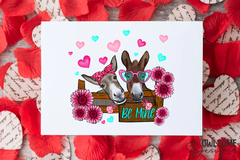 donkey-valentine-png-sublimation-design