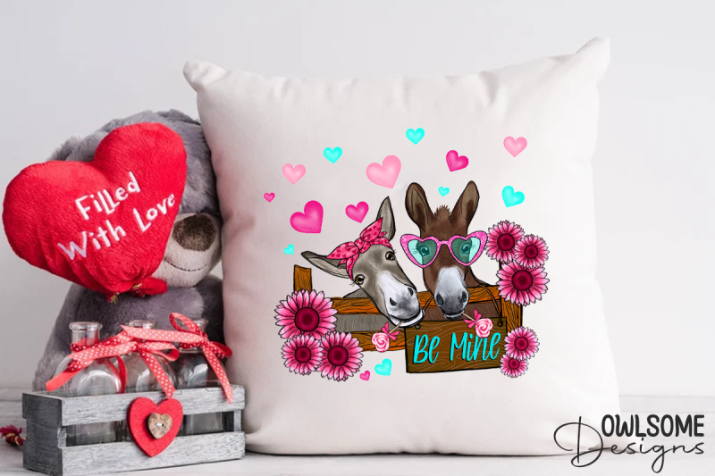 donkey-valentine-png-sublimation-design