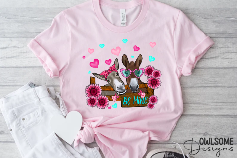 donkey-valentine-png-sublimation-design