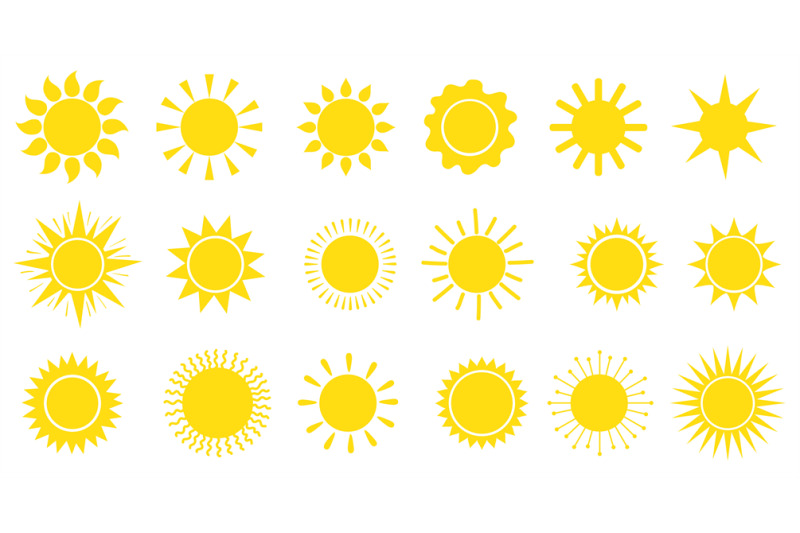 warm-sun-symbols-suns-vector-icons-natural-sunshine-symbol-set-spri