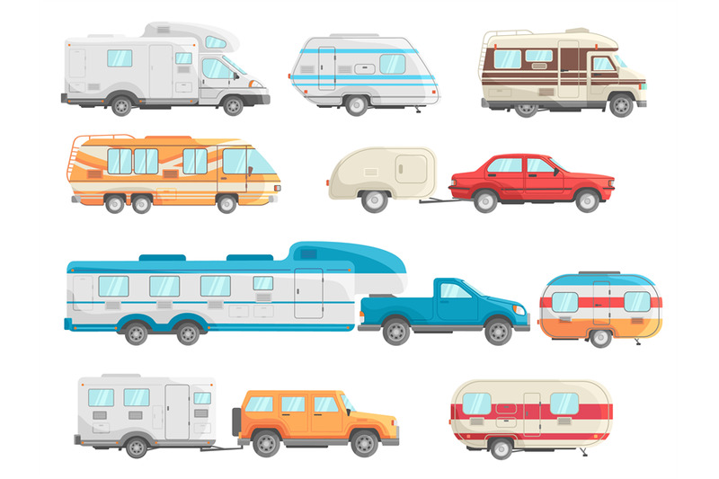 motorhome-cars-caravan-rv-campers-retro-travel-car-vintage-trailer