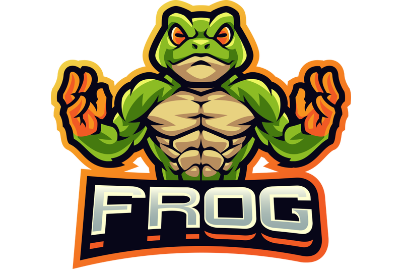 frog-fighter-esport-logo-design