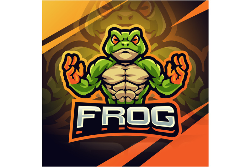 frog-fighter-esport-logo-design