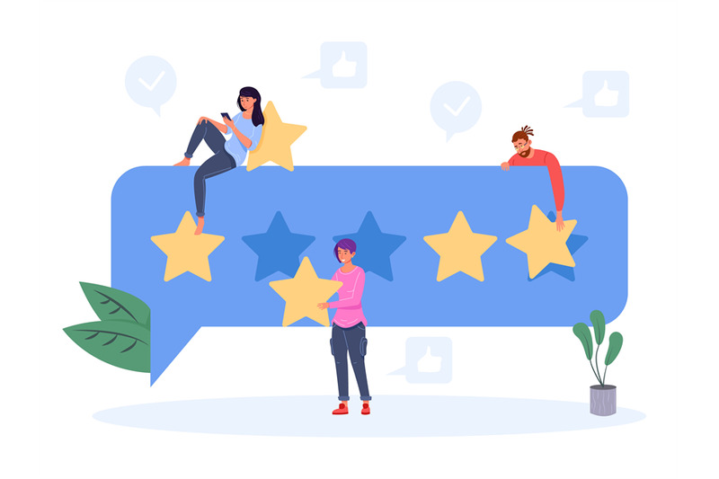 customer-giving-evaluation-people-choosing-star-rating-in-online-app