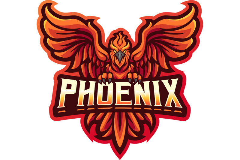 phoenix-esport-mascot-logo-design