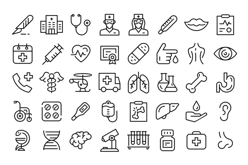 medical-icons-set
