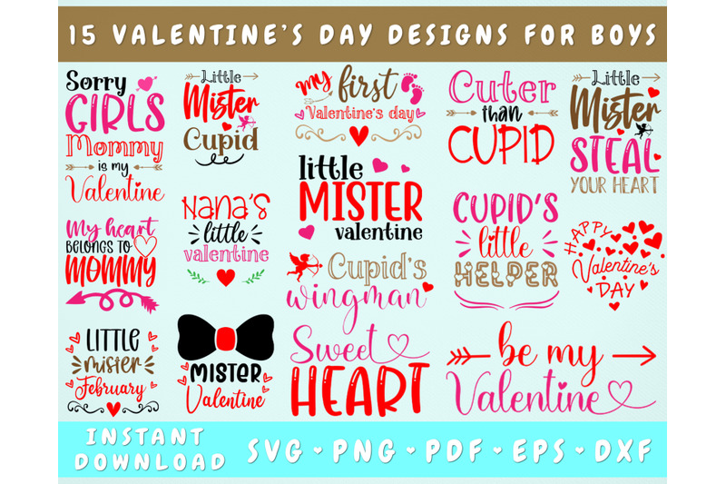 valentine-039-s-day-svg-bundle-for-boys-15-designs-cuter-than-cupid-svg