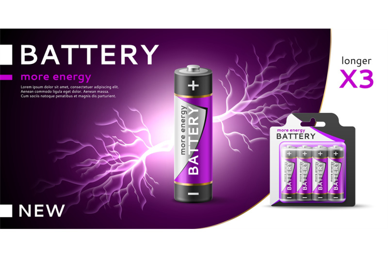 realistic-alkaline-battery-banner-3d-isolated-object-and-blister-pack