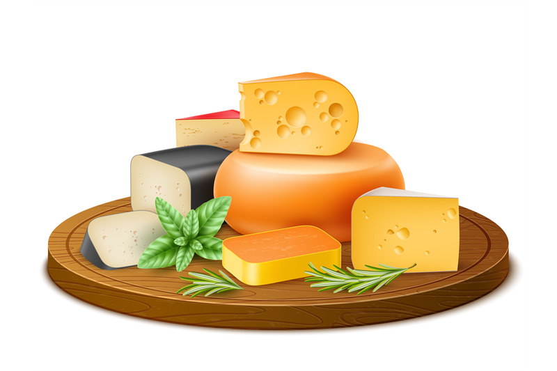 realistic-cheese-pieces-isolated-milk-products-on-wooden-cutting-boar