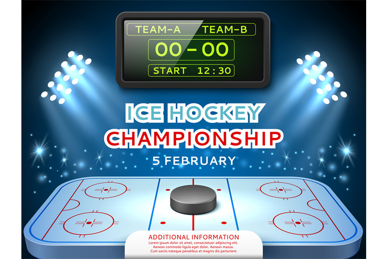 ice-hockey-electronic-scoreboard-poster-realistic-ice-rink-with-hocke