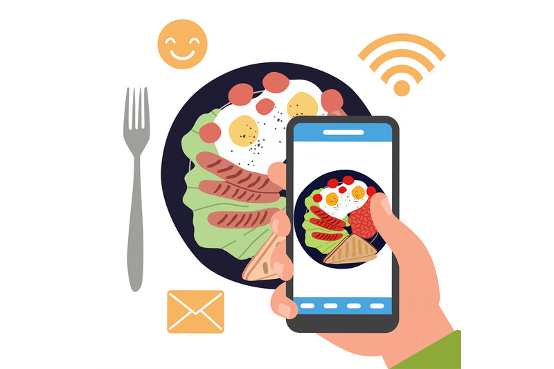 blog-about-food-photo-sharing-in-social-networks-plate-with-meal-top