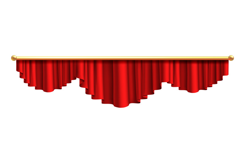 realistic-lambrequin-red-luxury-textile-scene-drapes