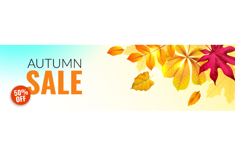 autumn-banner-orange-and-yellow-fall-leaves-season-discount-offer-wi