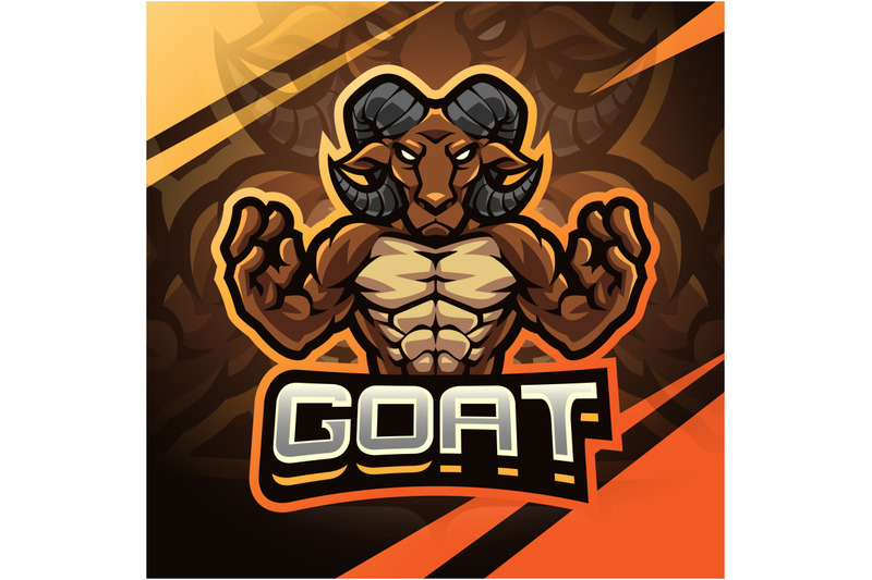 goat-fighter-esport-mascot-logo-design