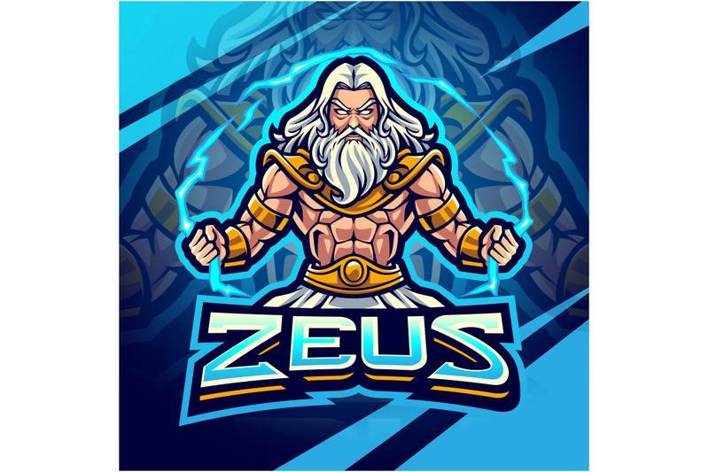 zeus-esport-mascot-logo-design