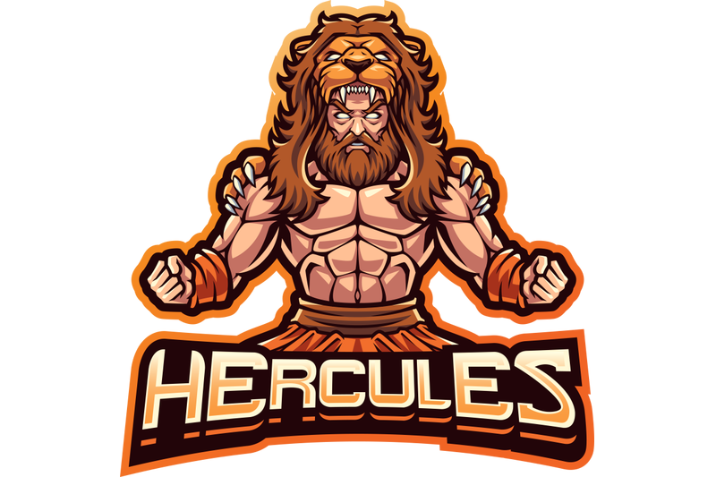 heracles-esport-mascot-logo-design