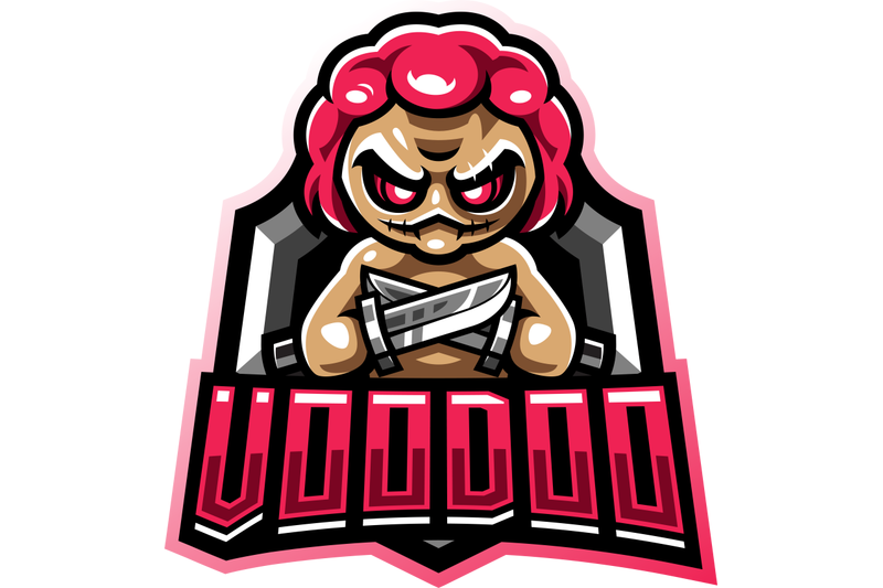 voodoo-esport-mascot-logo-design